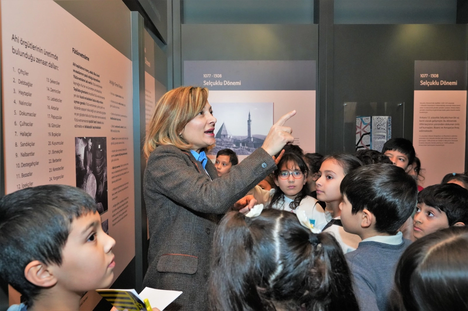 Ankara Keçiören’de ilkokul öğrencilerinden Milli Mücadele Müzesi’ne ziyaret