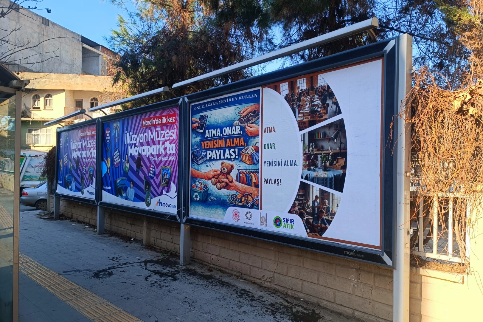 Mardin’de 2026 sıfır atık temaları billboardlarda sergilenecek
