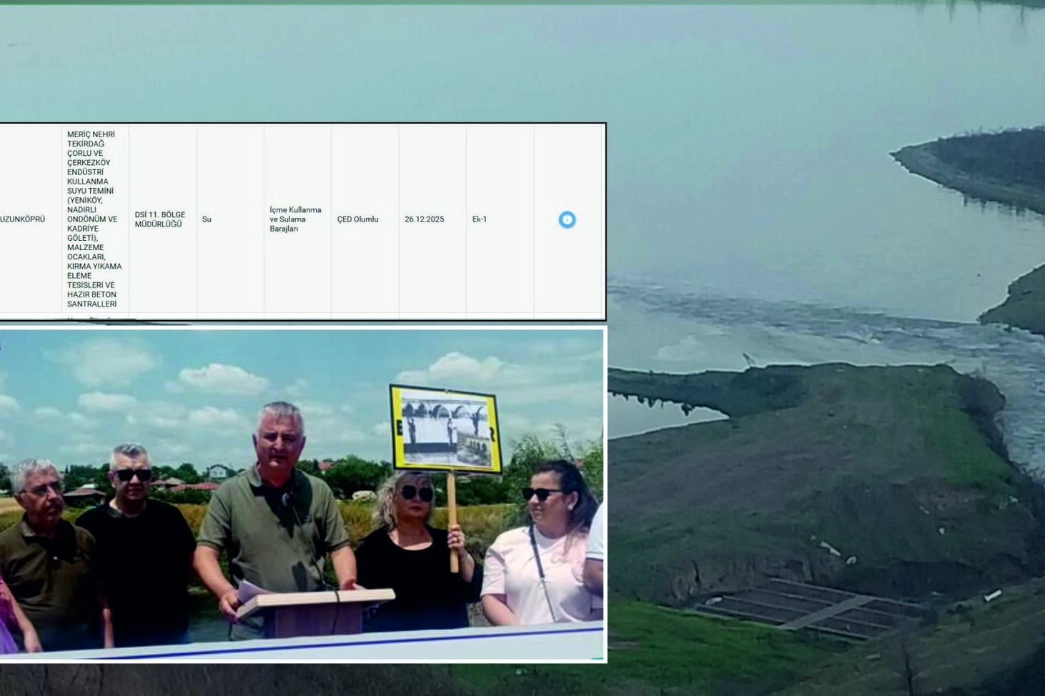 Meriç Nehri projesi Uzunköprü’yü endişelendirdi!