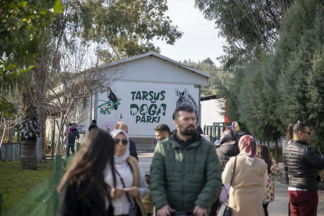 Mersin’de Tarsus Doğa Parkı yarıyıl tatilinde binlerce ziyaretçiyi ağırladı