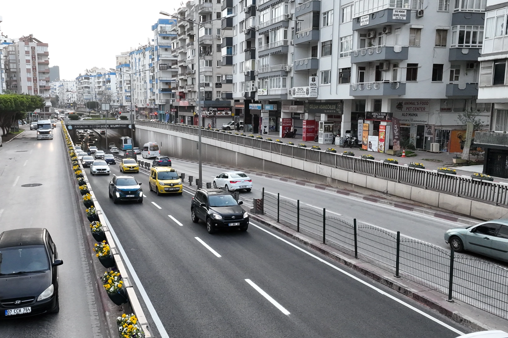 Antalya’da altı etaplı çalışmanın üçüncü etabı tamamlandı