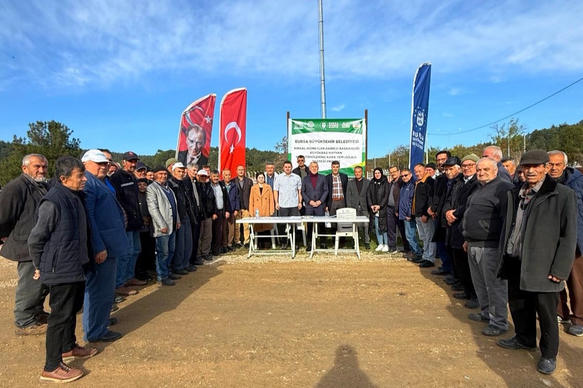 Bursa Büyükşehir’in kırsal kalkınma desteği sürüyor