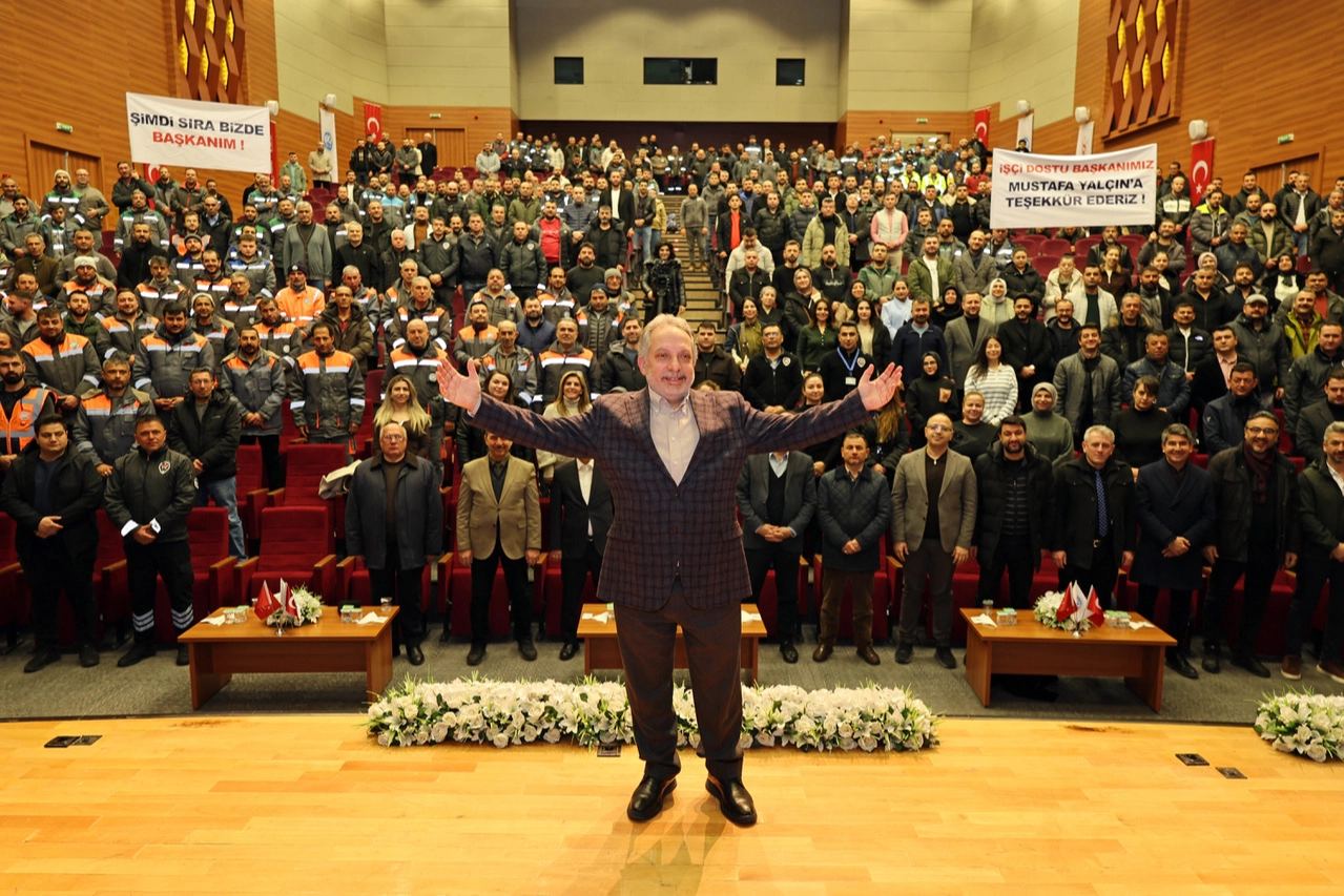 Kayseri Talas Belediyesi çalışanlarından Başkan Yalçın’a teşekkür