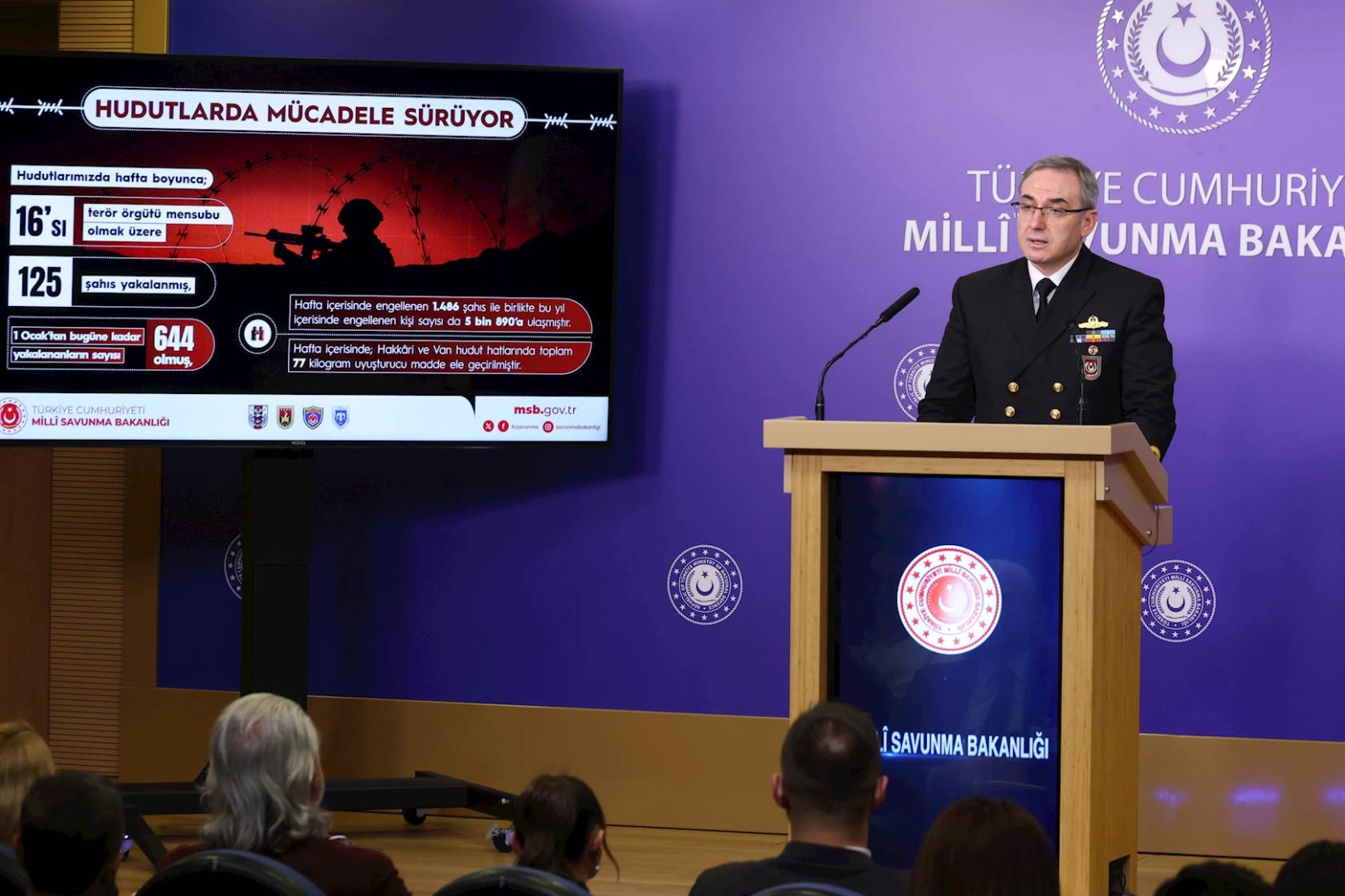 MSB’de son 1 hafta: 5 terörist teslim oldu, hudutlarda 125 kişi yakalandı