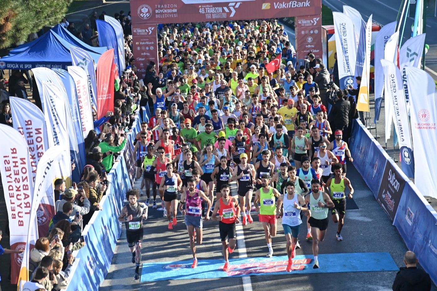 Trabzon’da coşkulu maraton