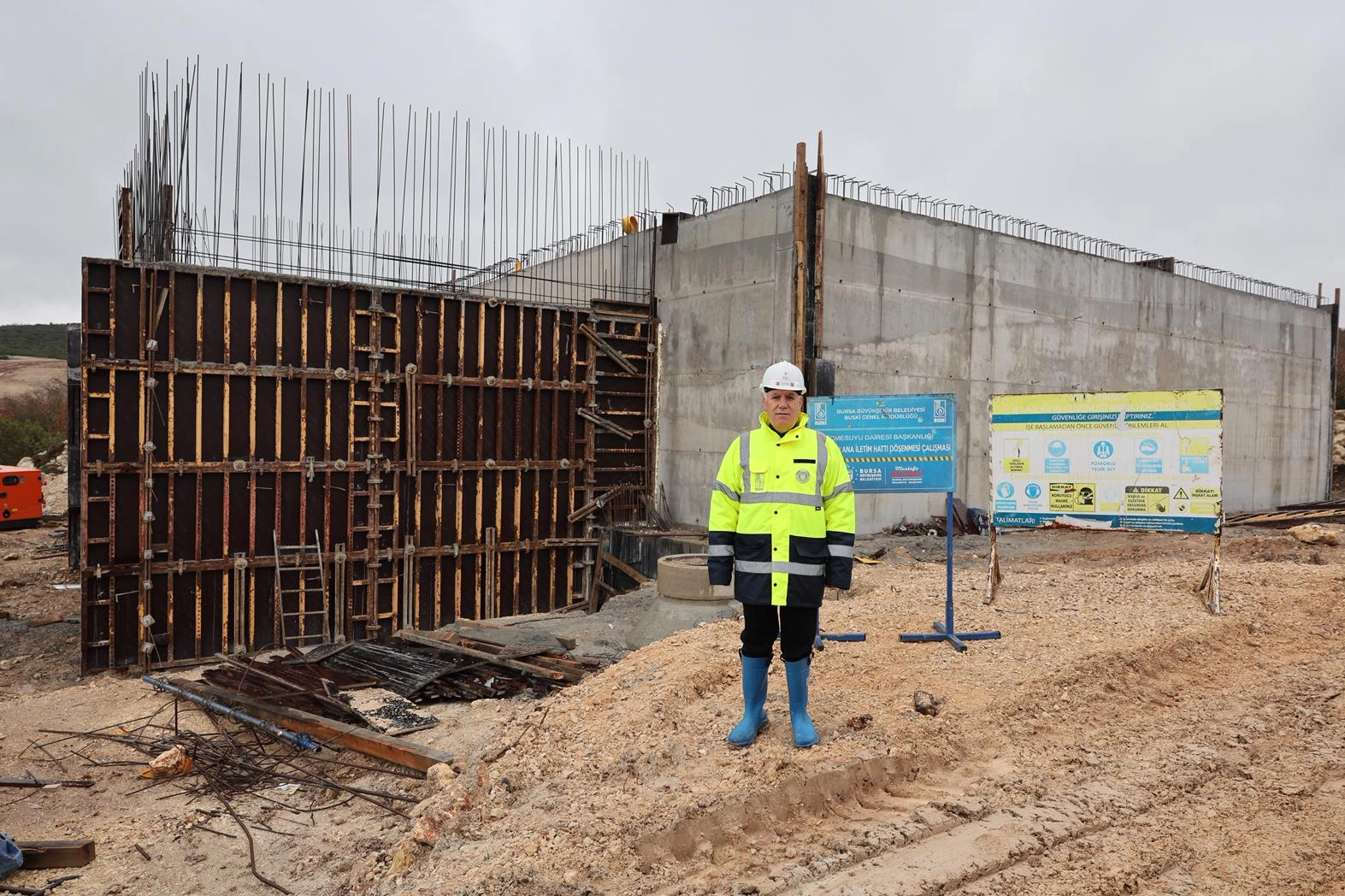 Bursa Nilüfer’de Akçalar’a yeni su deposu