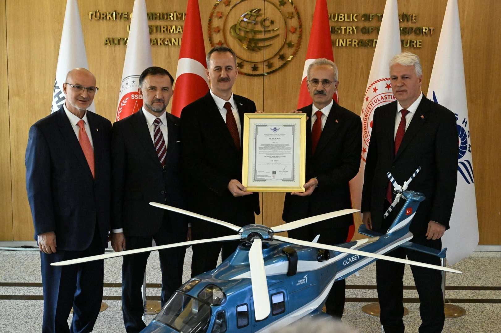 Gökbey’e uçuşa elverişlilik sertifikası