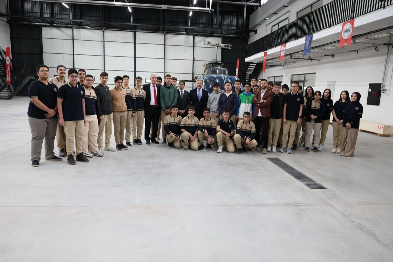 Kayseri Melikgazi’de hava lisesi öğrencilerine tam destek