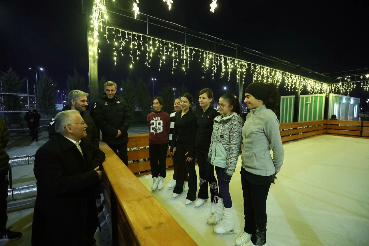 Kayseri’ye açık hava buz pateni pisti geliyor