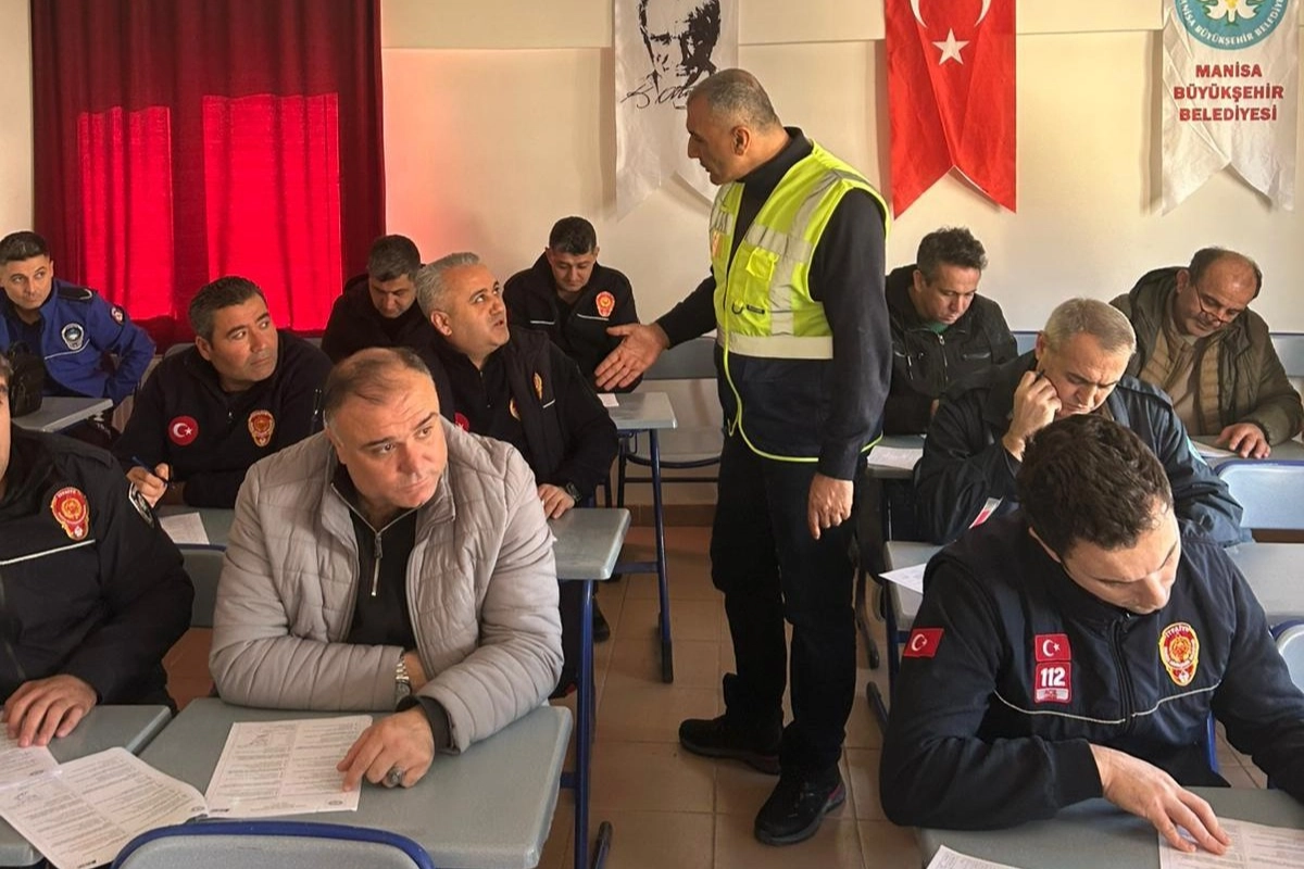Manisa’da personele güvenli çalışma eğitimi verildi