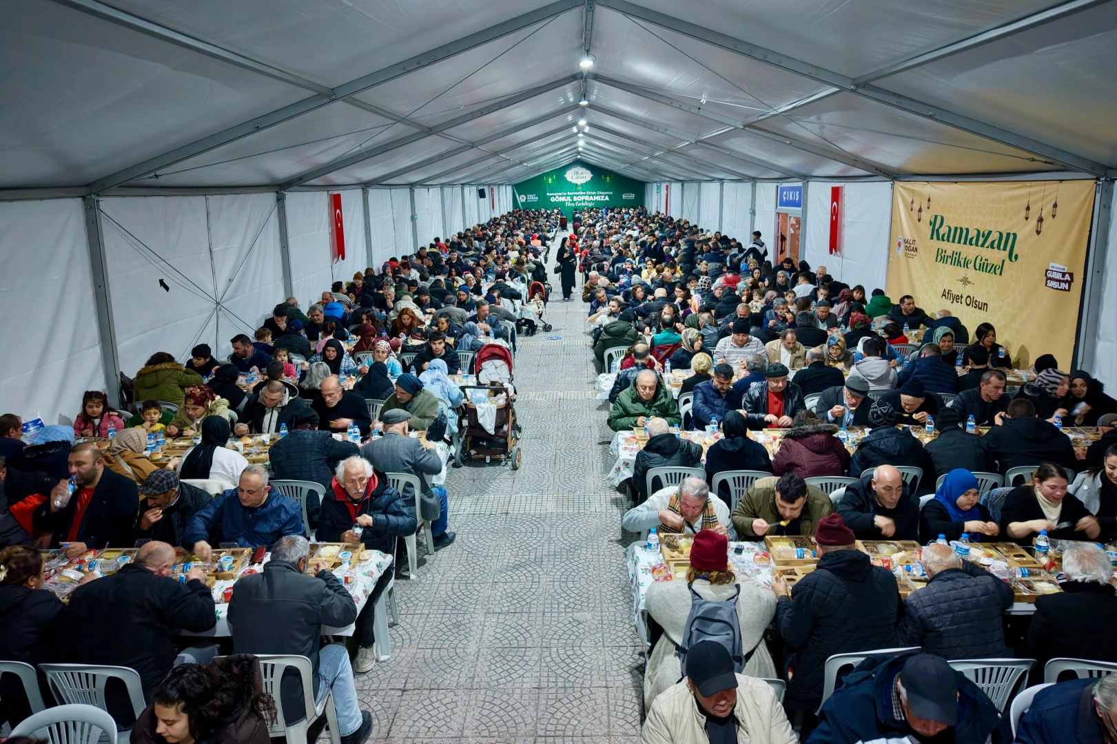 Samsun’da iftar çadırlarına yoğun ilgi