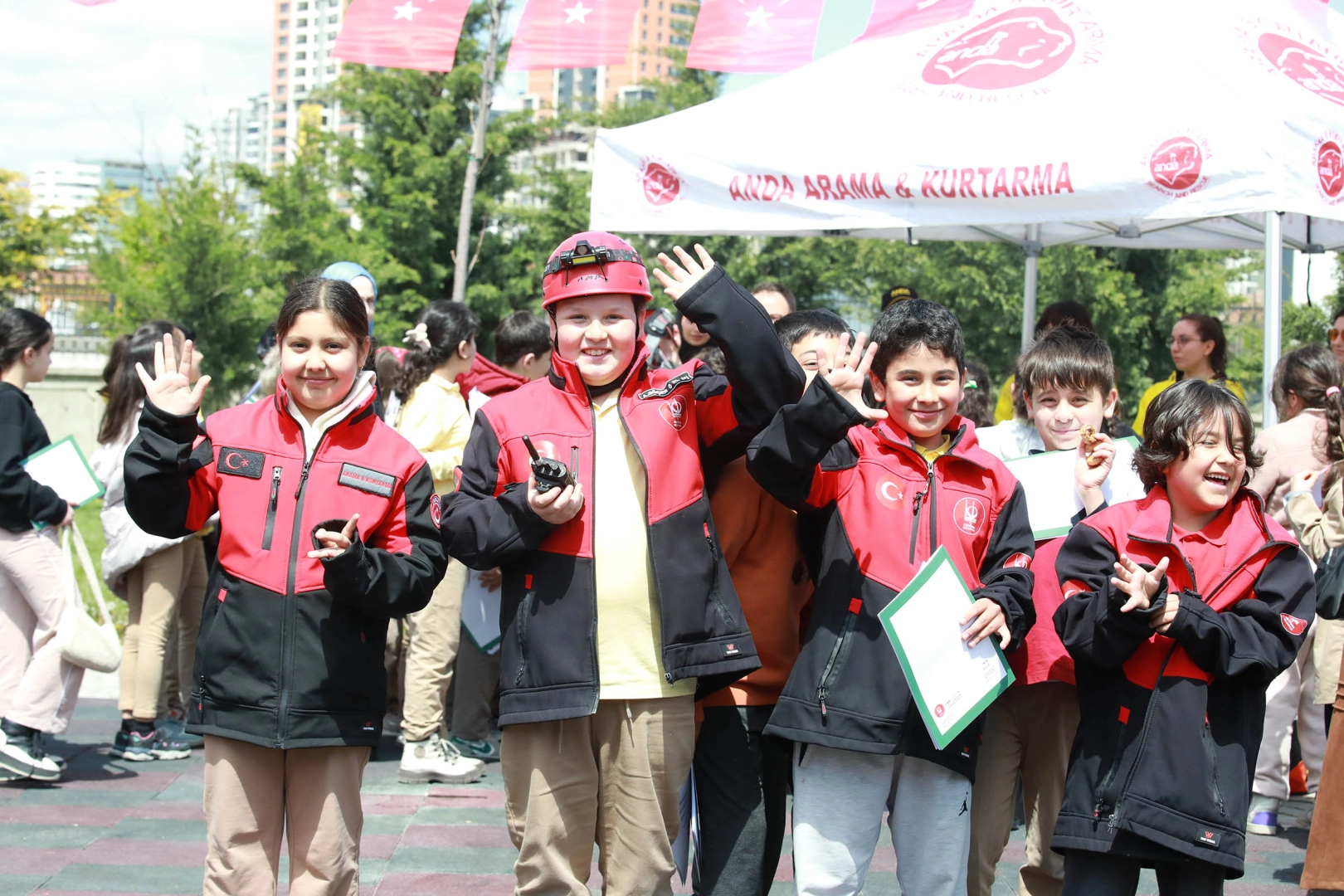 Ankara Keçiören’de çocuklara hayat kurtaran afet eğitimi
