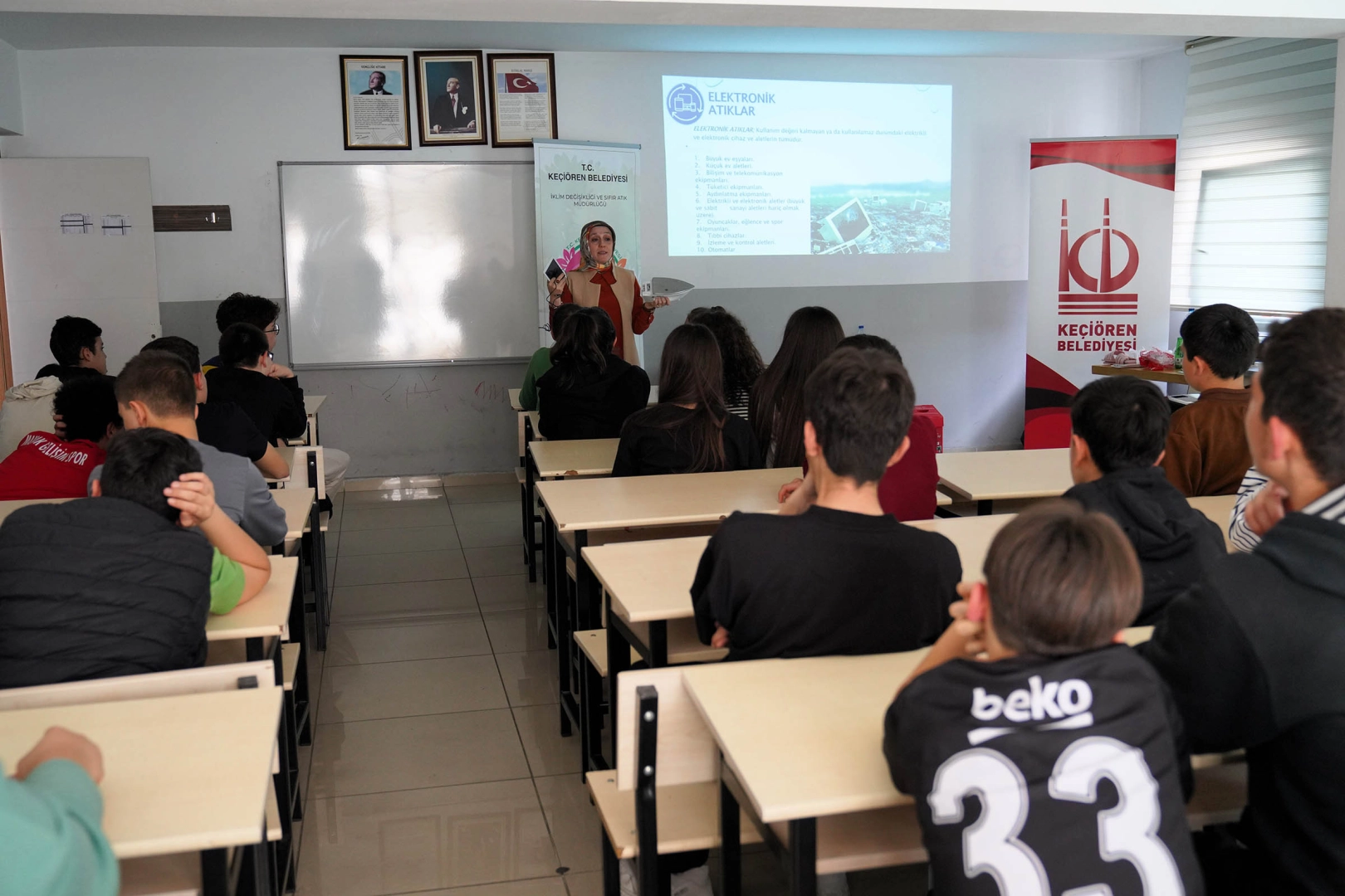 Ankara Keçiören’de öğrencilere çevre ve sıfır atık eğitimi
