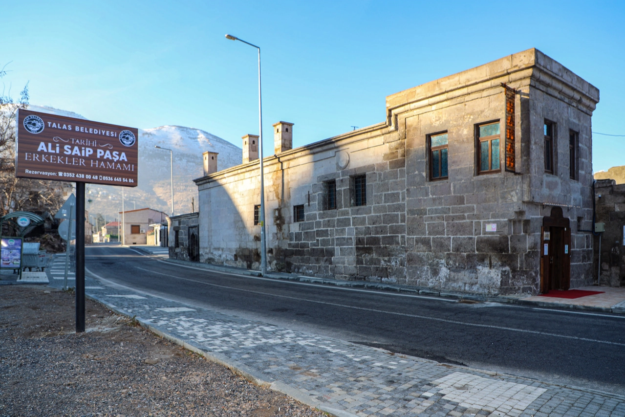 Kayseri Talas’ın hamamlarına büyük ilgi