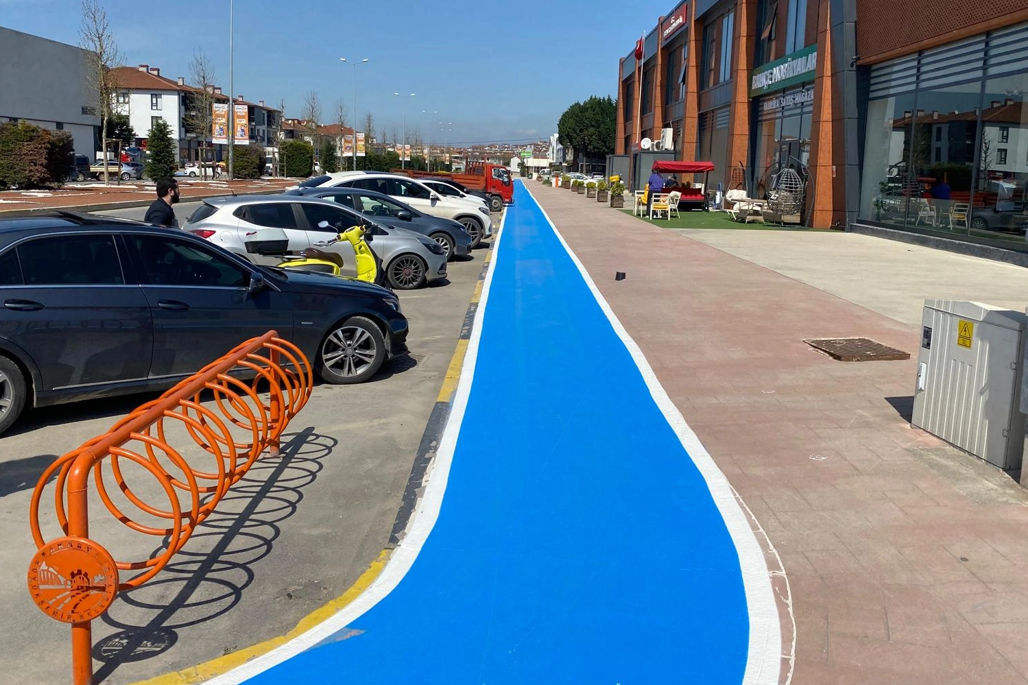 Sakarya Erenler’de bisiklet yollarına güvenli dokunuş