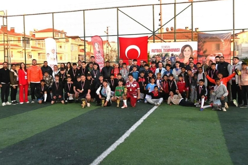 Tekirdağ’da miniklerden futbol resitali