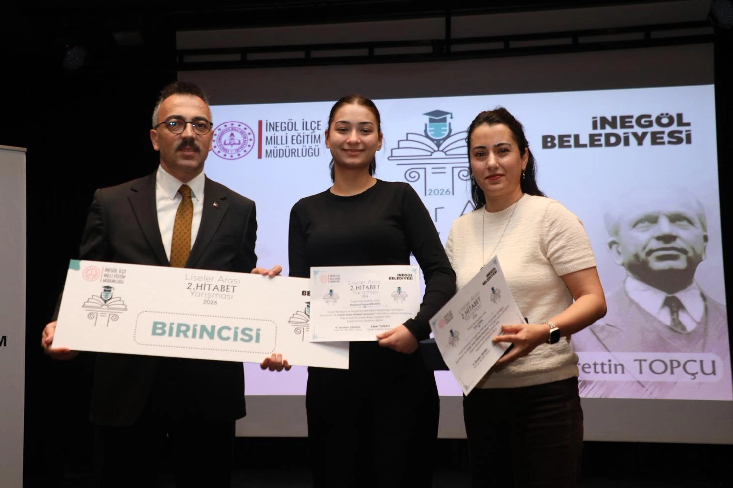 Bursa İnegöl’de liseliler hitabetini konuşturdu