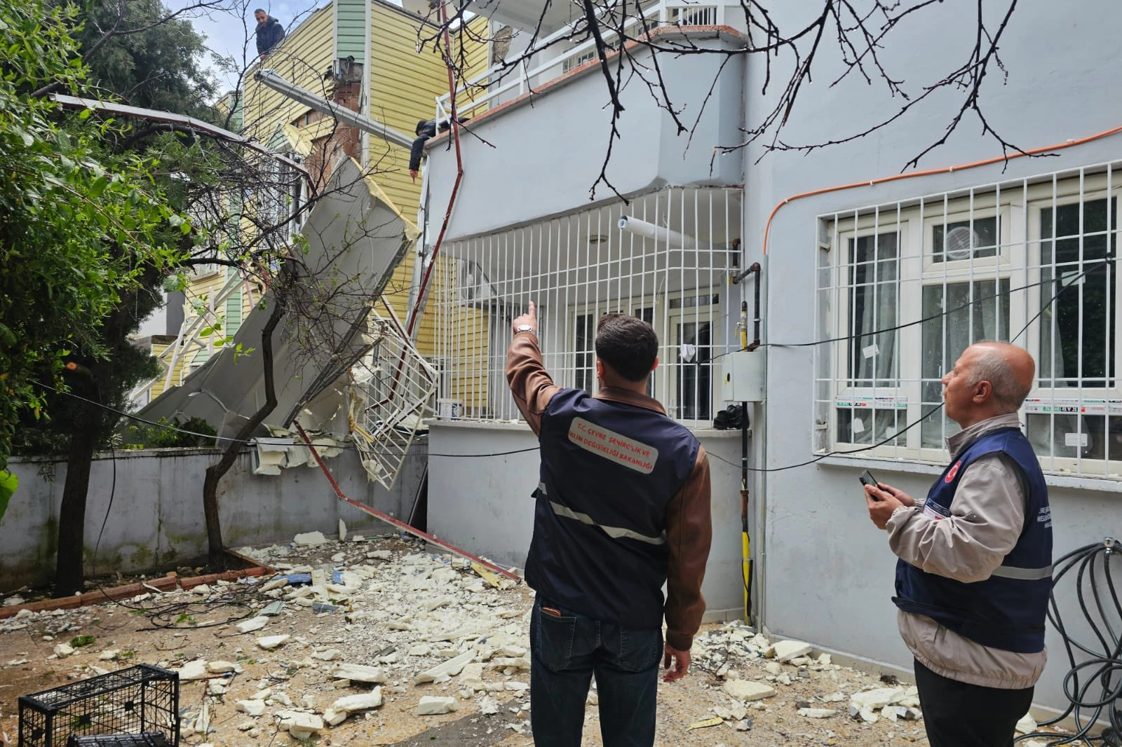 Gaziantep’te afet sonrası hasar tespitte