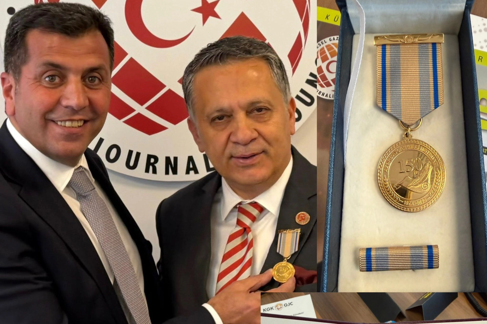 KGK Genel Başkanı Dim’e büyük onur…Azerbaycan’dan Karabağ sürecindeki katkıya madalya