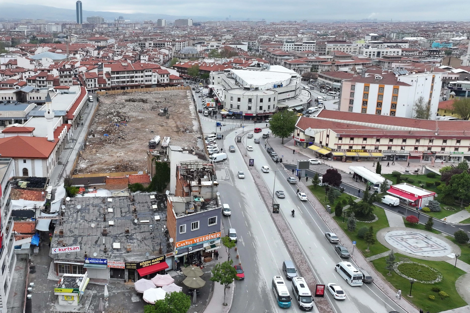 Konya’ya değer katan dönüşümde yıkımlar tamamlandı