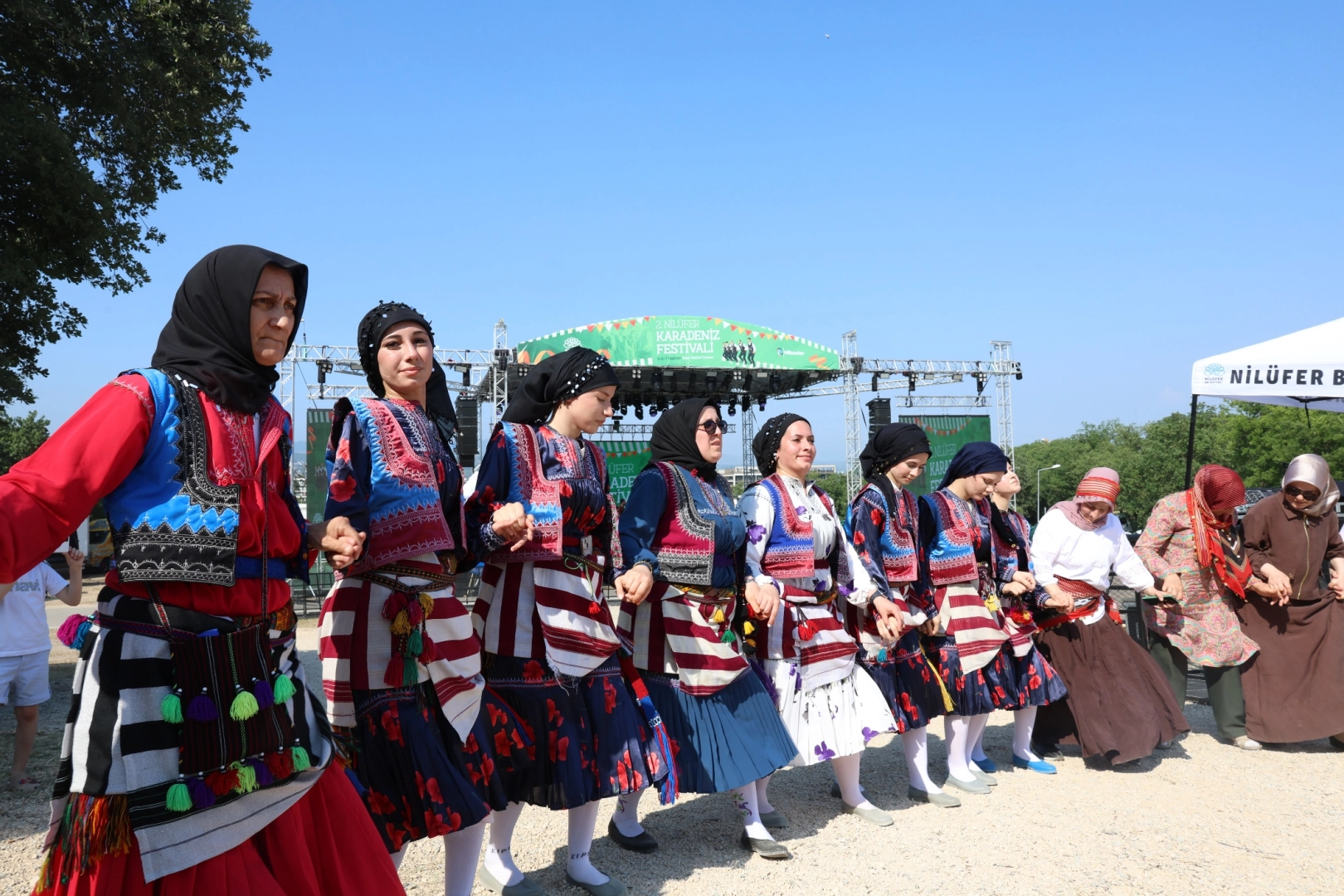 Bursa Nilüfer’de Karadeniz Festivali’nde 2’nci buluşma sona erdi