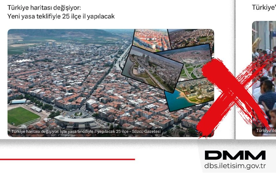 İletişim’den açıklama geldi… 25 yeni il kurulacak mı?