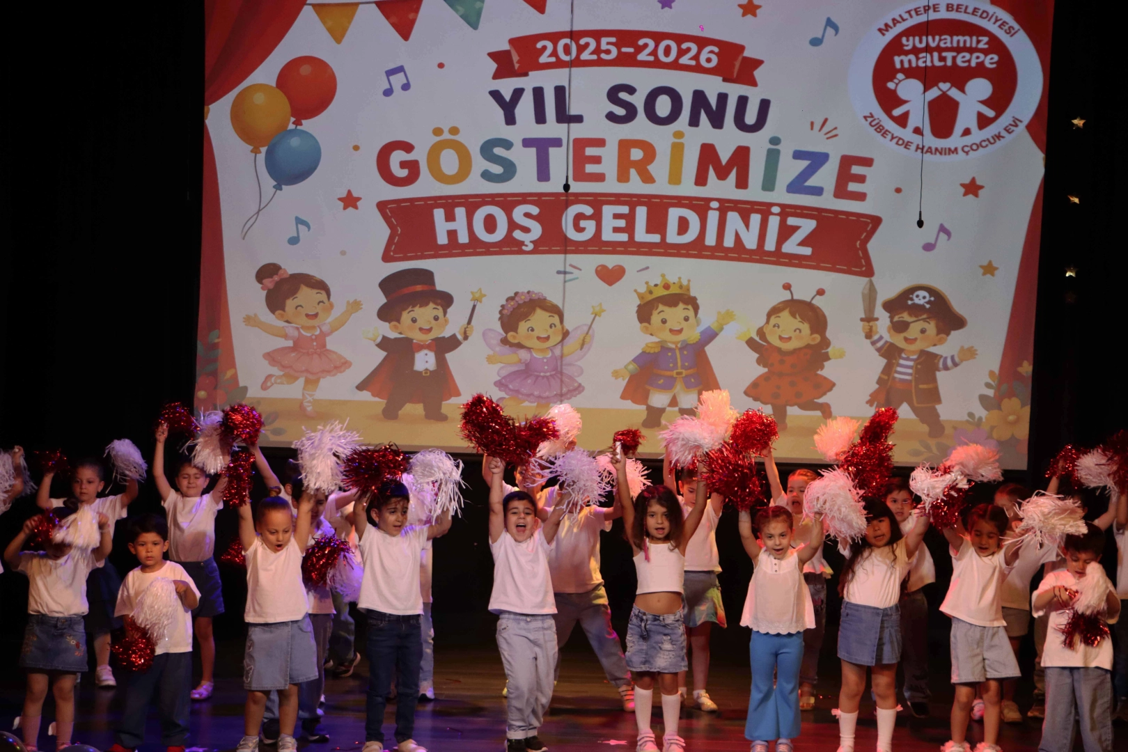 İstanbul’da Maltepe Belediyesi’nin kreşlerinde yılsonu heyecanı