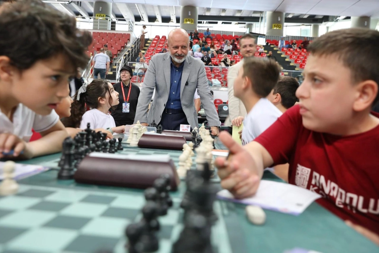 Kayseri Kocasinan’da zihinlerin gelişimine satranç katkısı