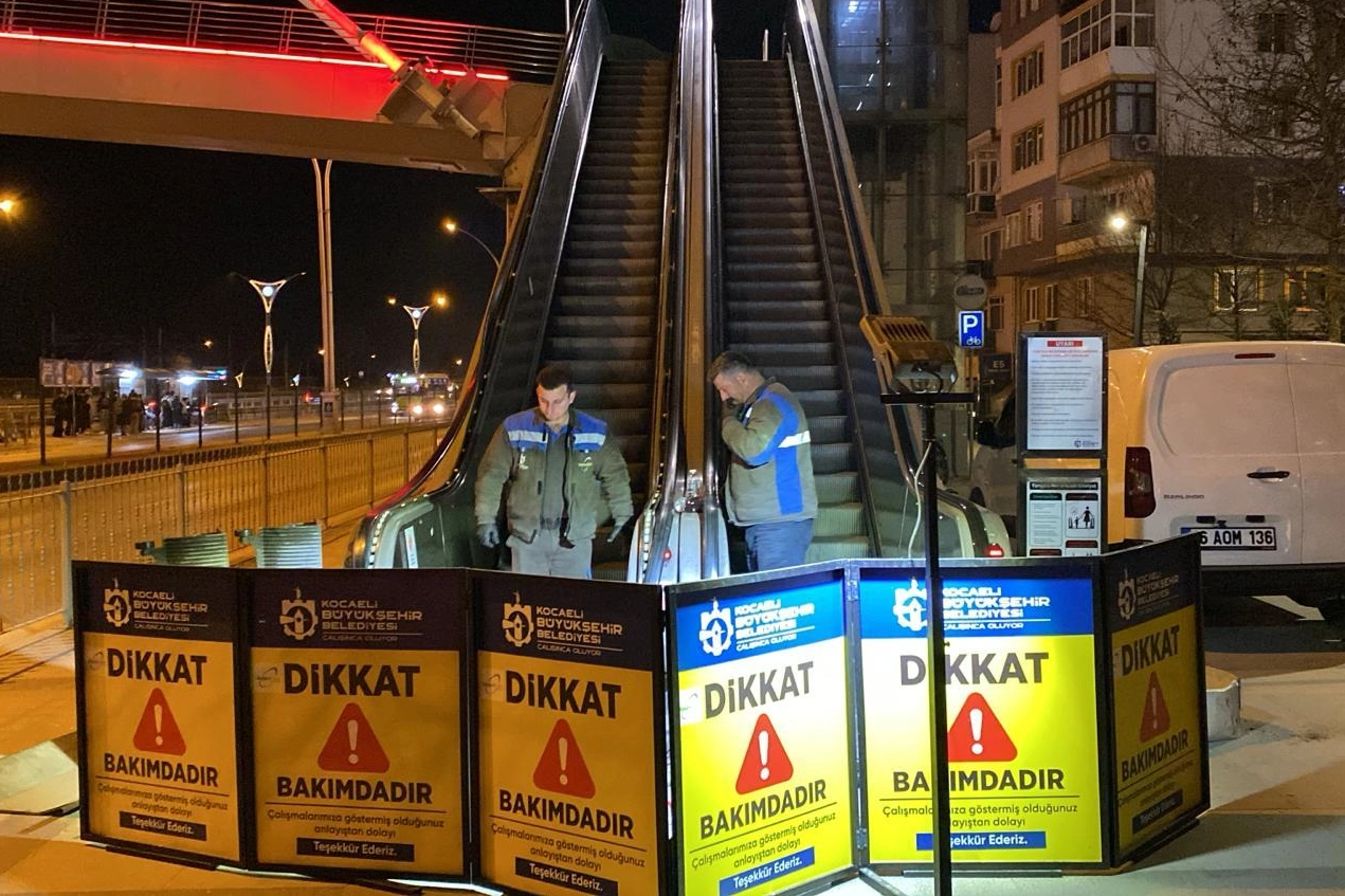Kocaeli’de asansör ve yürüyen merdivenlere sıkı takip