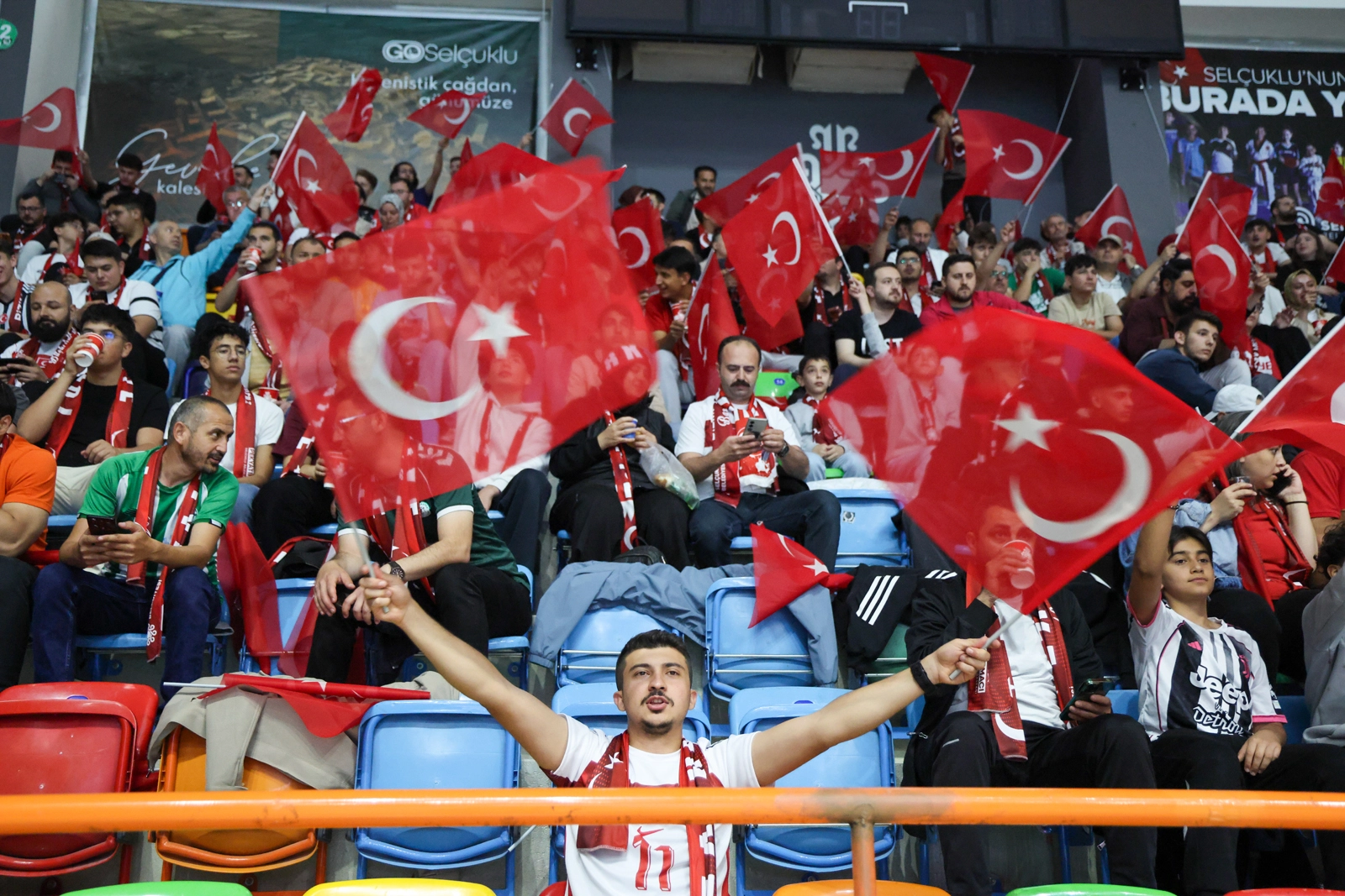 Konya Selçuklu da ‘dev’ heyecan yaşadı