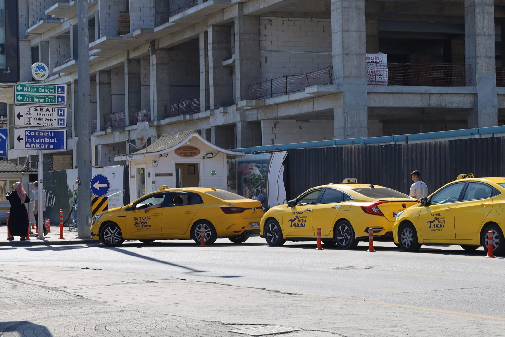 Sakarya’da taksi durakları tek tıkla görülebilecek