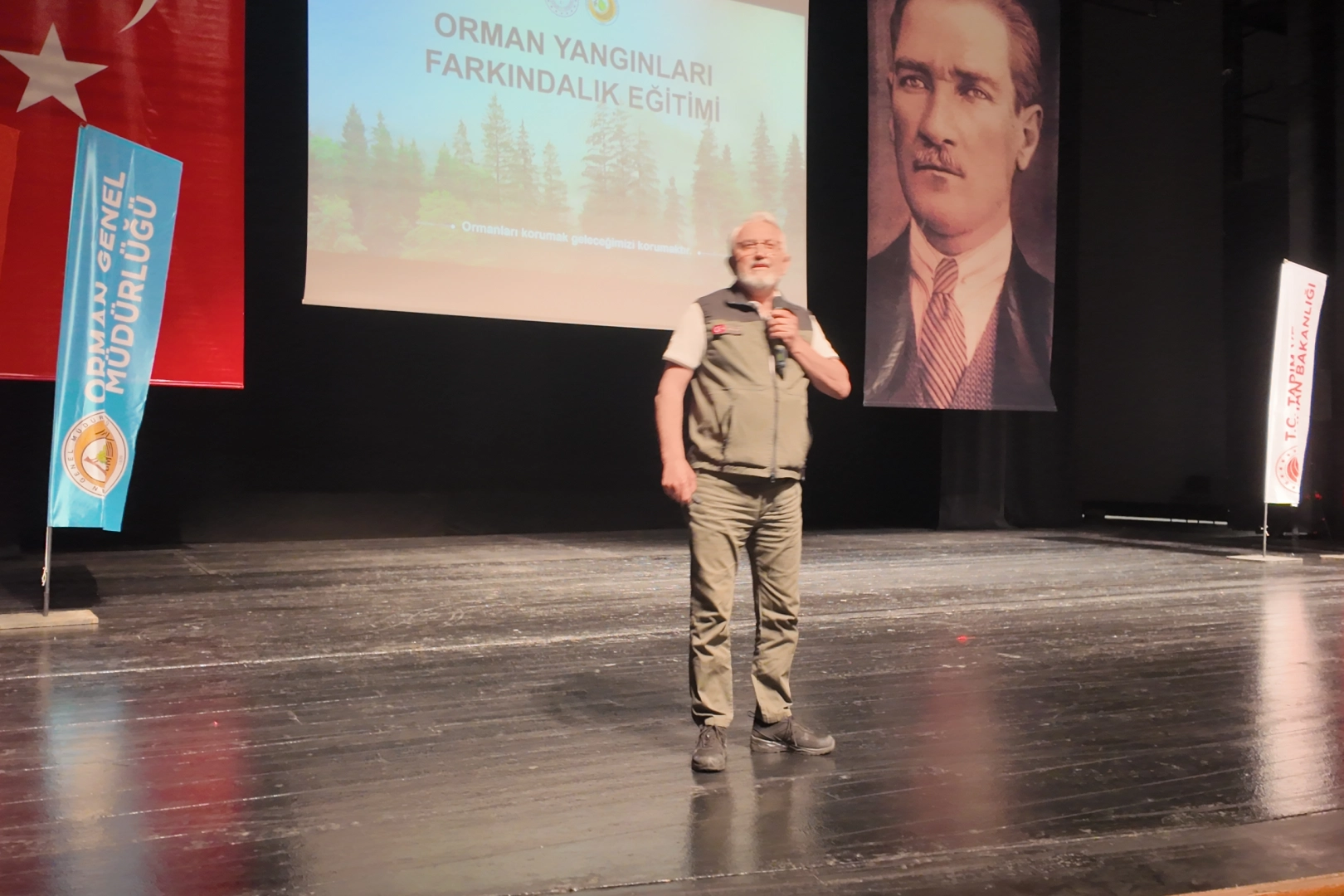 Orman yangınlarının önlenmesi amacıyla Bursa’da ‘öğretmen eğitimi’ sürüyor