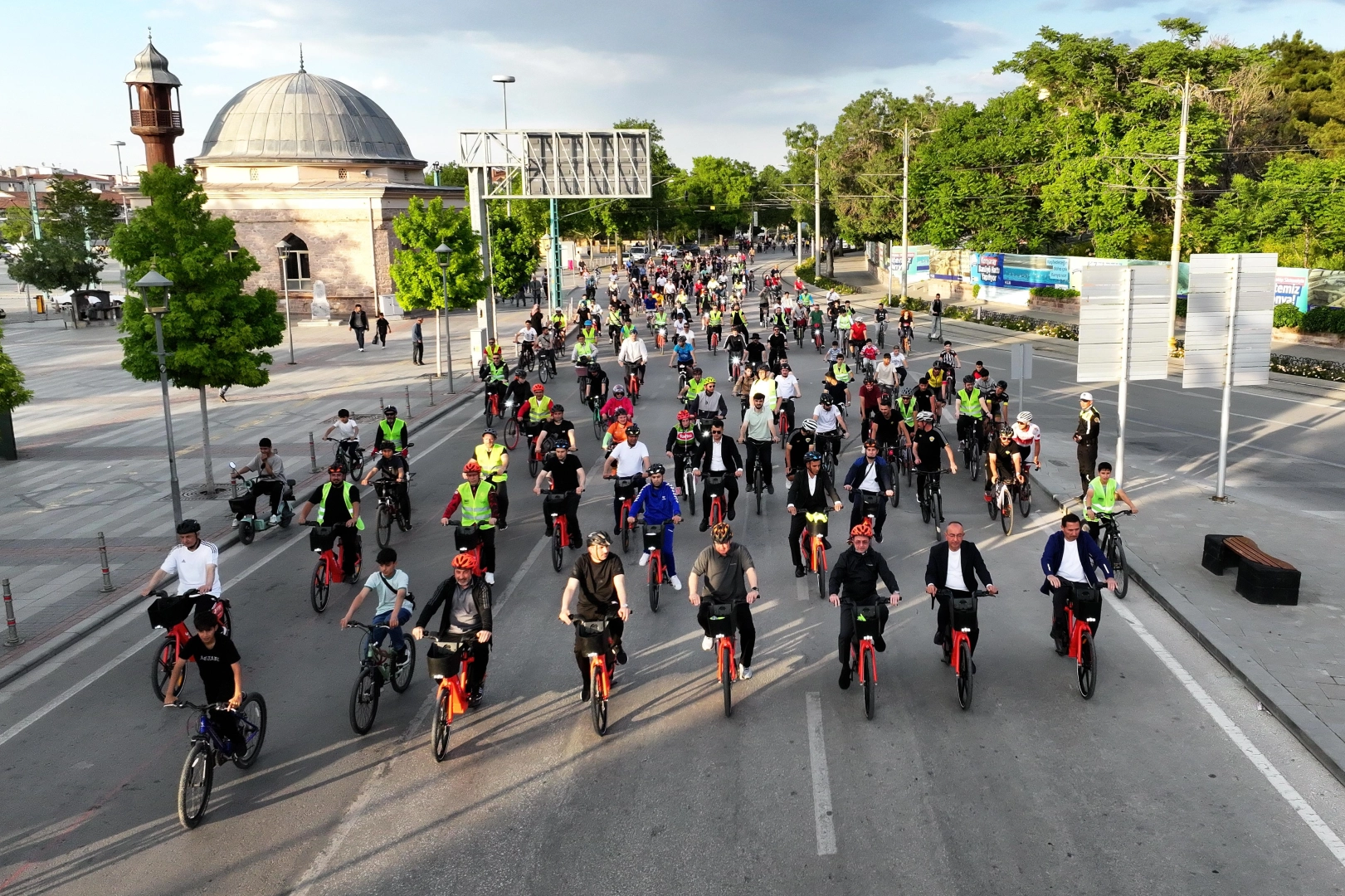 Konya’da 28 ilçede eş zamanlı pedal çevrildi