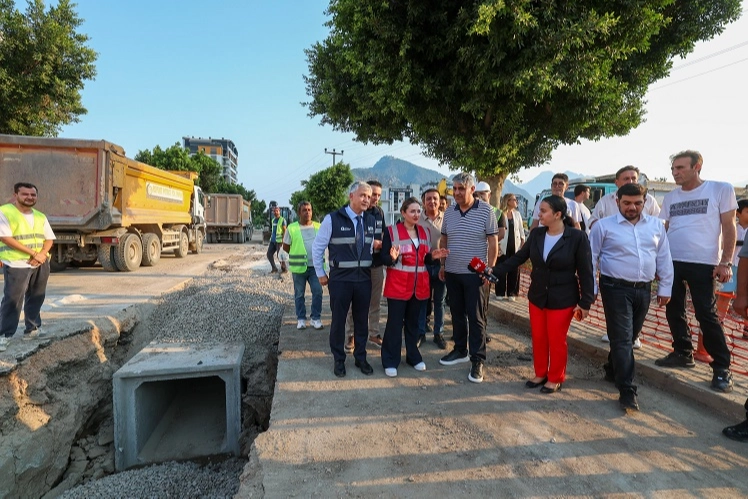 Antalya Konyaaltı’ndaki altyapı yatırımlarına sıkı denetim