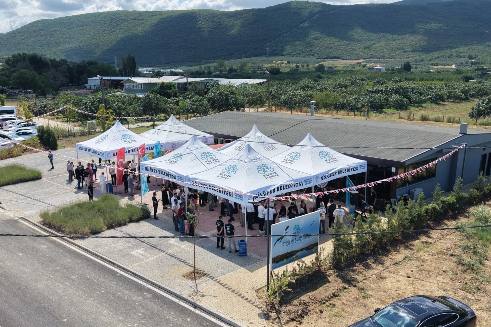 Bursa Nilüfer’de kırsal turizme yeni soluk… NİLBEL Leylek Kafe & Restoran açıldı