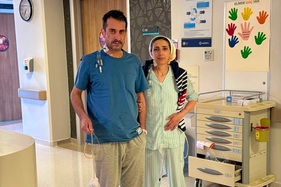 Erzurum’da 19 yıllık eşine karaciğerini verdi