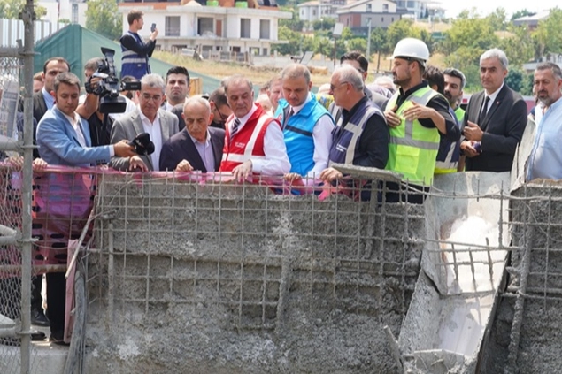 Beylikdüzü’nde Gürpınar Yağmur Suyu Tüneli için temel