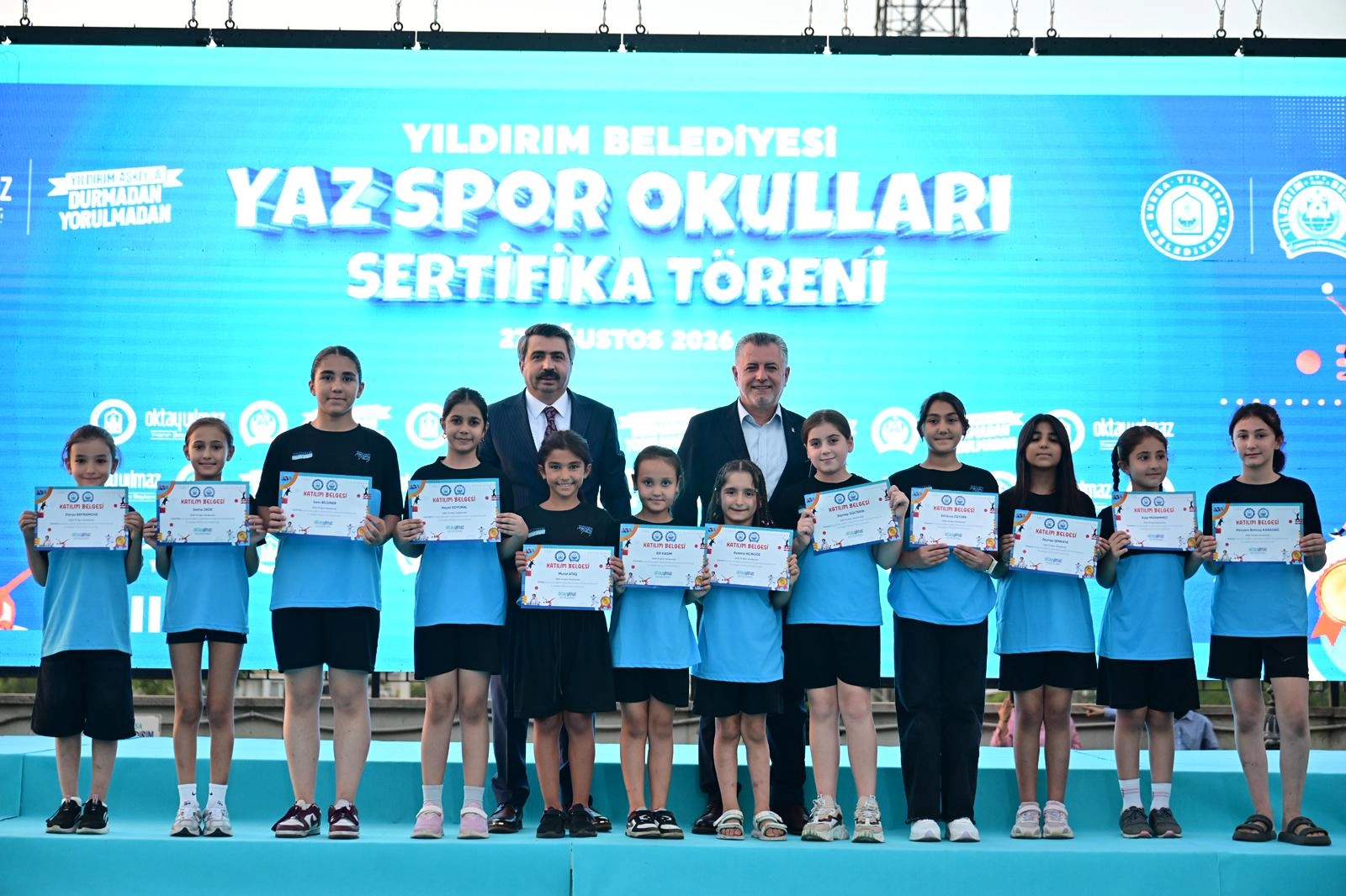 Bursa Yıldırım’da 16 branşta 36 bin 818 çocuğa spor imkanı