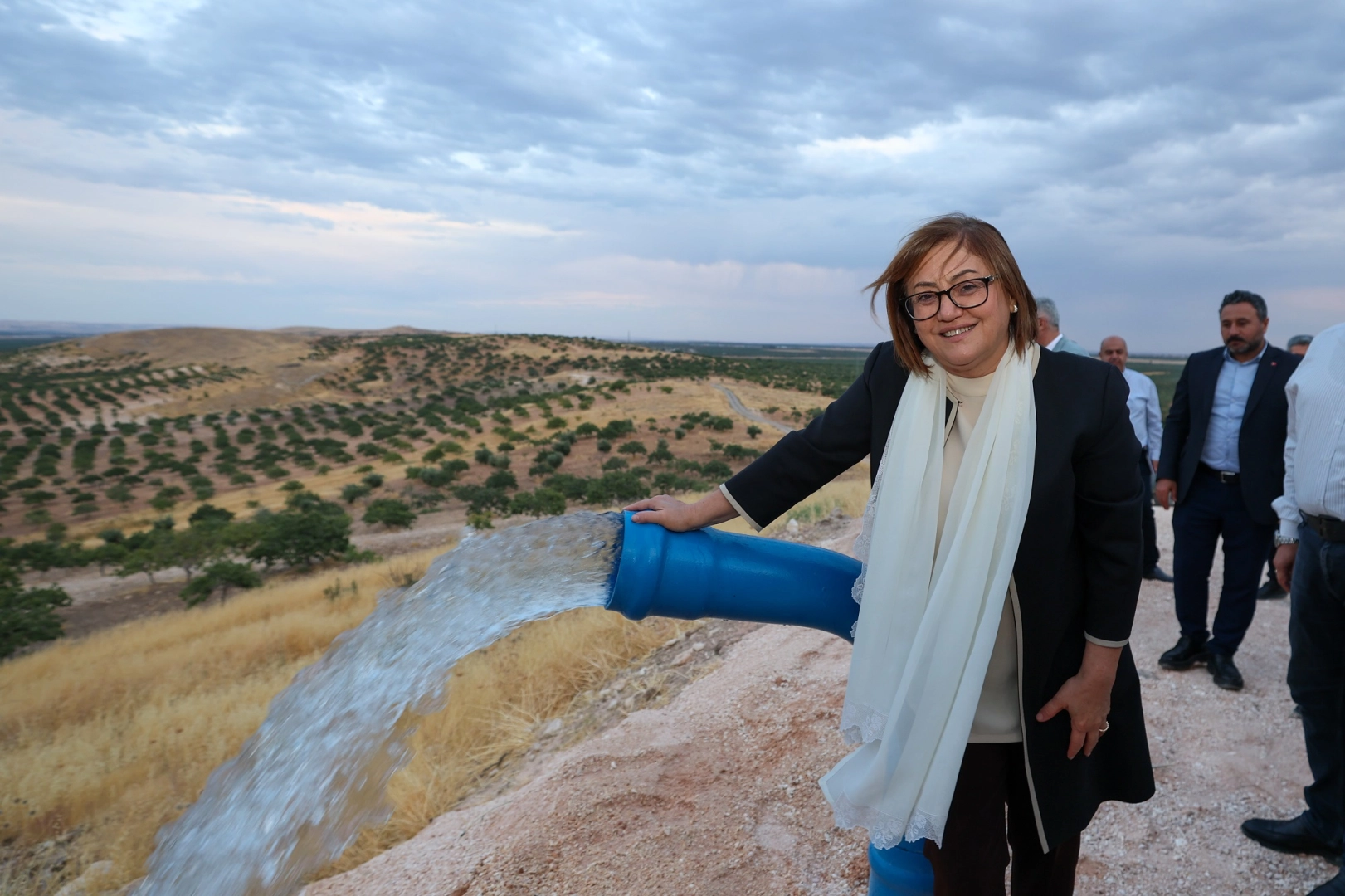 Gaziantep’te 5 bin kişiye hizmet veren su yatırımına yerinde inceleme