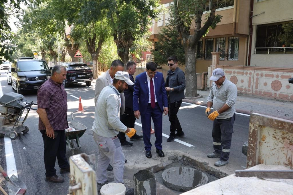 Kütahya’da Başkan Kahveci’den çalışmalara yakın mercek