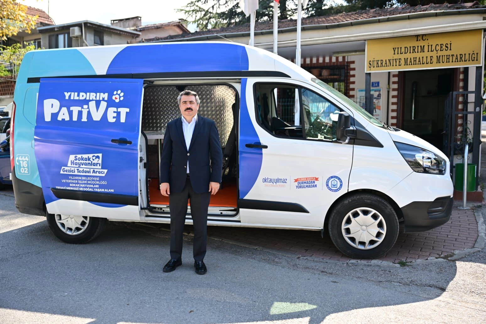Bursa Yıldırım’da sahispsiz sokak hayvanlarına ‘Pativet’ şefkati