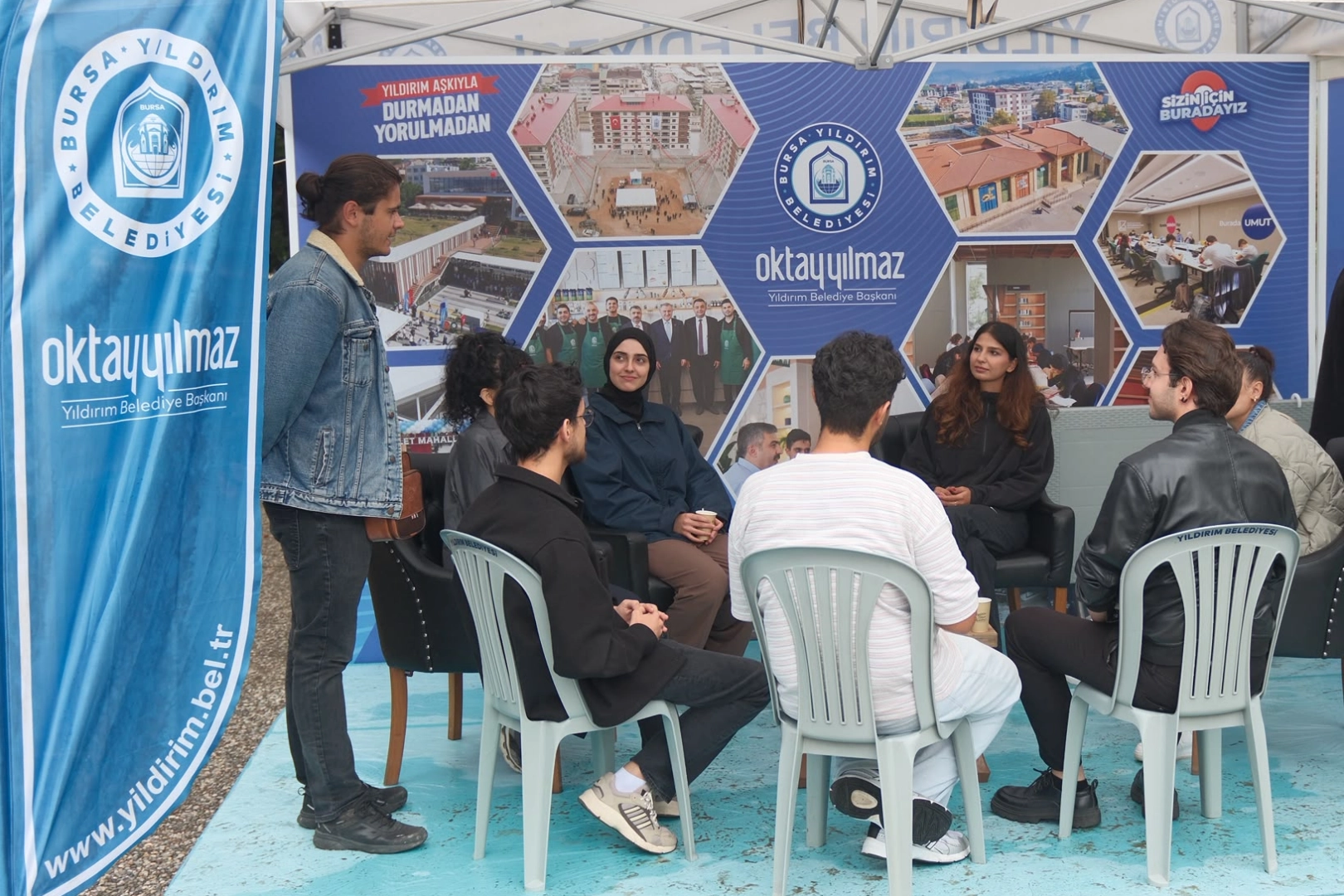 Bursa Yıldırım’da üniversite öğrencilerine sıcak karşılama