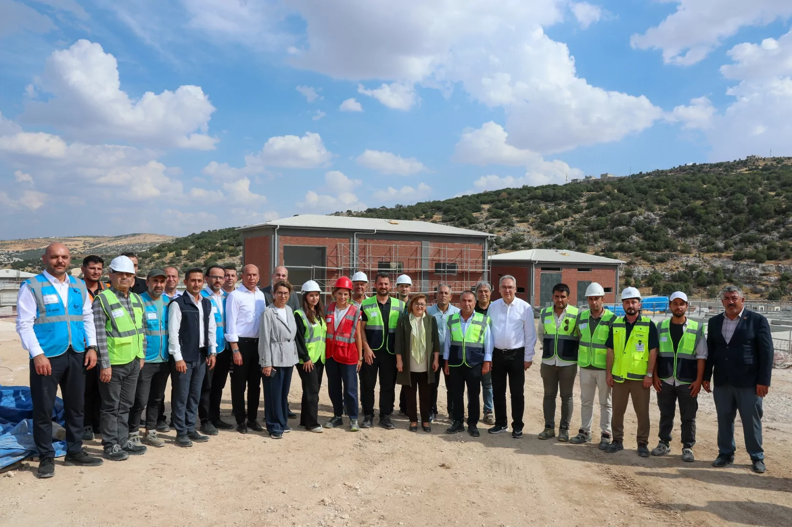 Gaziantep’te Kuzeyşehir Atık Su Arıtma Tesisi inşaat alanına inceleme