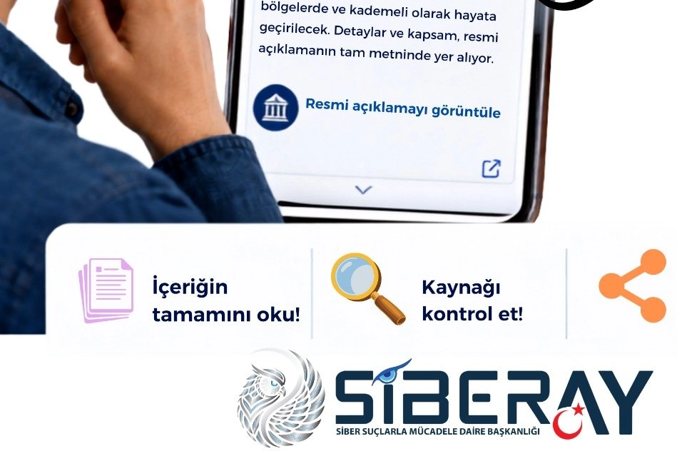 Siberay’dan sosyal medya kullanıcılarına ‘dezenformasyon’ uyarısı