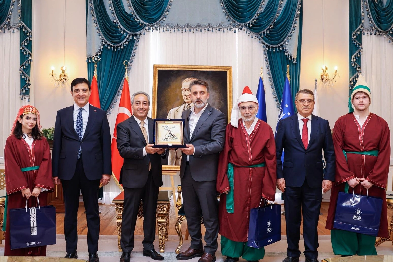 Bursa’nın ahileri belli oldu… Başkan Vekili Biba ahileri ağırladı