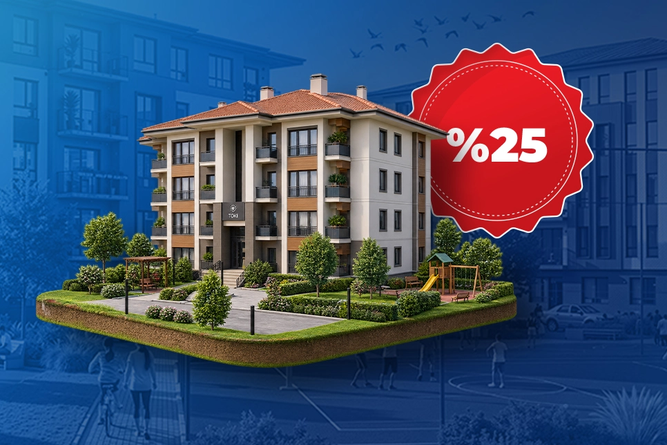 TOKİ’den yüzde 25 indirim kampanyası başlıyor… Son başvuru 19 Ekim 2026