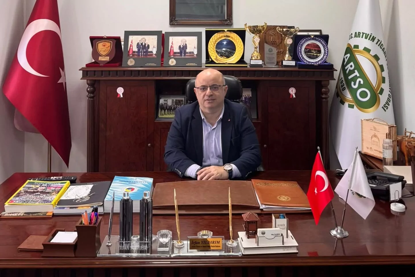 Artvin TSO’da Meclis Başkanı Yıldırım güven tazeledi