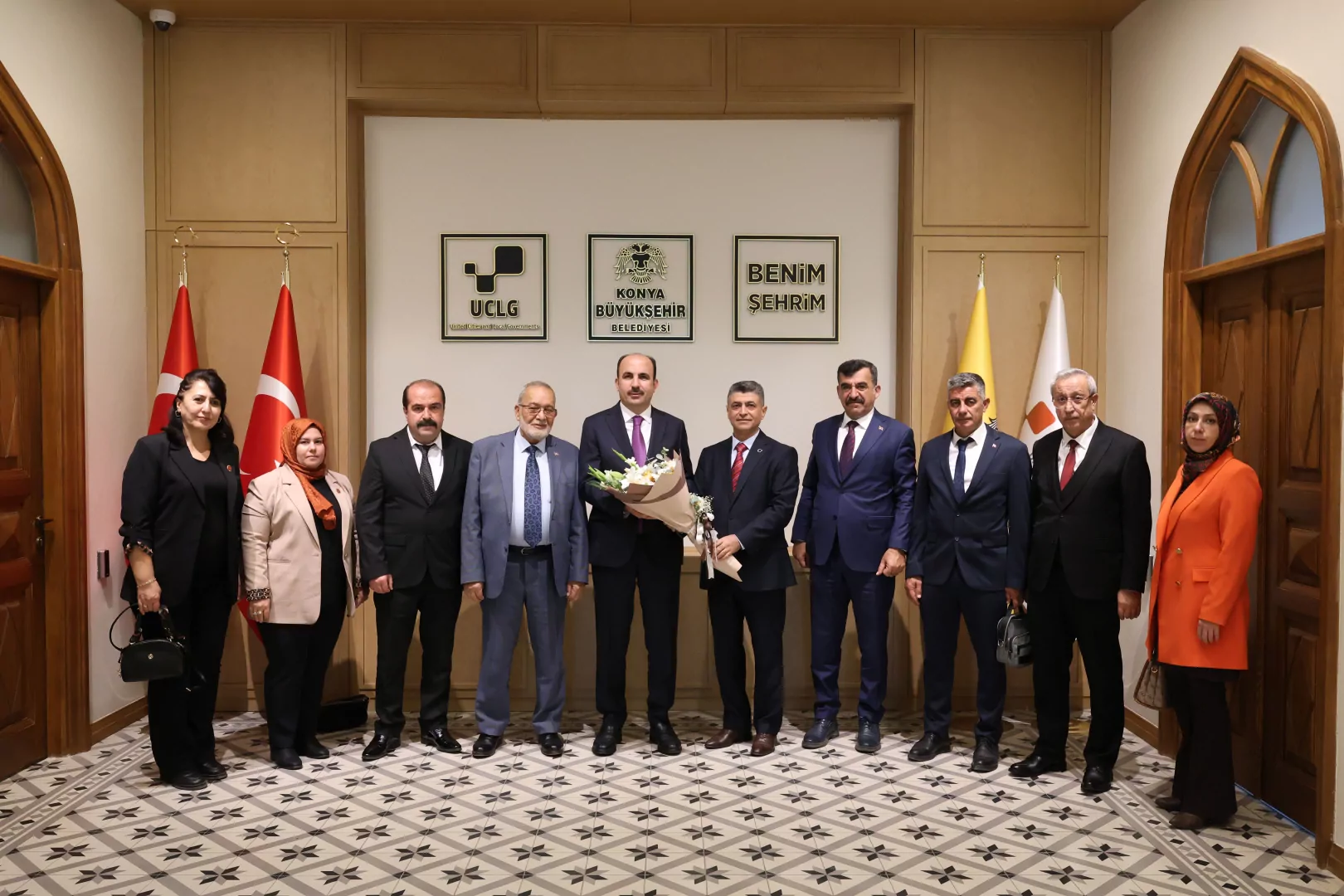 Konya’da Başkan Altay muhtarlarla buluştu