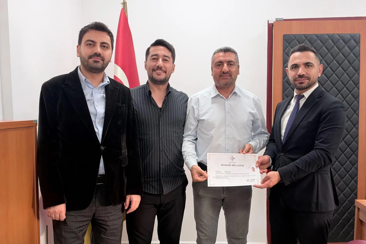 Kozluk Devlet’te örnek personele başarı belgesi verildi