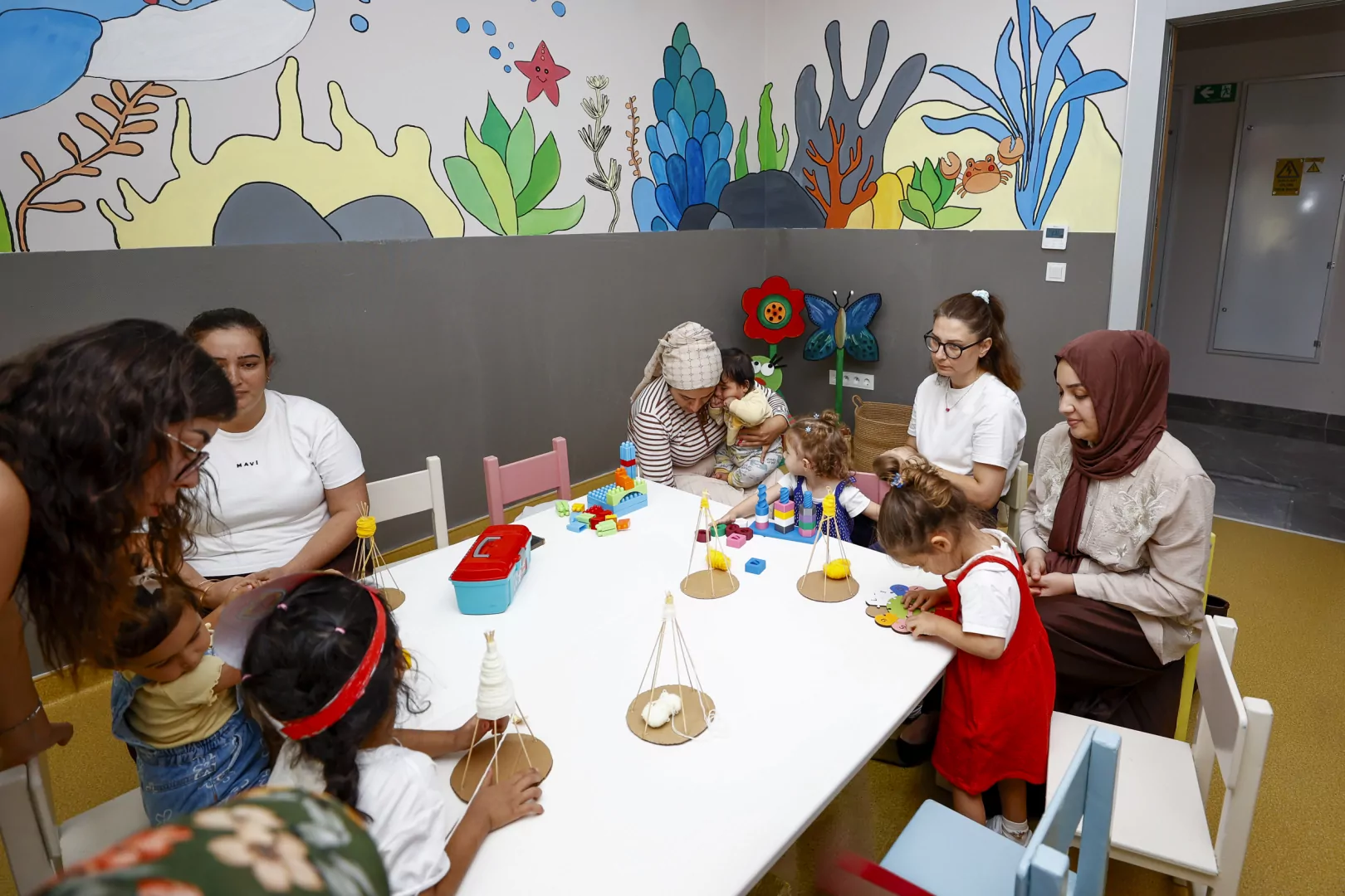 Mersin’de minikler oyunla öğreniyor